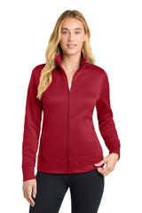 Sport - Tek ® Women's Sport - Wick ® Fleece Full - Zip Jacket. LST241 - Sport - Tek LST241 Deep Red XS Jackets