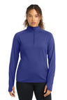Sport - Tek ® Women's Sport - Wick ® Stretch 1/4 - Zip Pullover. LST850 - Sport - Tek LST850 Iris Purple XS Activewear