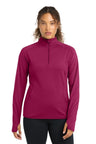 Sport - Tek ® Women's Sport - Wick ® Stretch 1/4 - Zip Pullover. LST850 - Sport - Tek LST850 Pink Rush XS Activewear