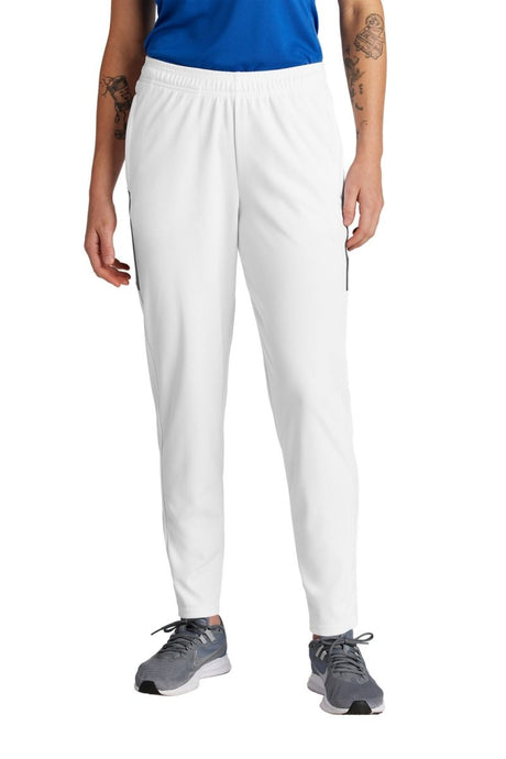 Sport - Tek ® Women's Travel Pant LPST800 - Sport - Tek LPST800 White/ Iron Grey XS Activewear