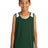 Sport - Tek ® Youth Club Track Tank YST446 Forest Green/ White XS Tank Tops