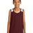 Sport - Tek ® Youth Club Track Tank YST446 Maroon/ White XS Tank Tops