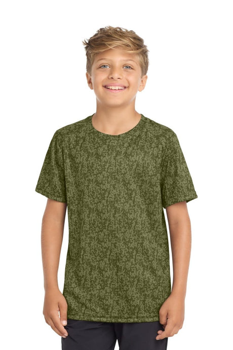 Sport - Tek ® Youth Digi Camo Tee. YST460 - Sport - Tek YST460 Olive Drab Green XS Short Sleeve T-Shirts
