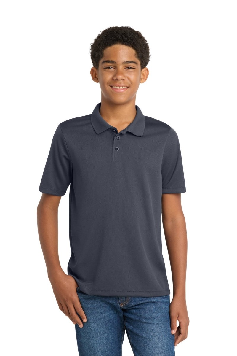 Sport - Tek ® Youth PosiCharge ® RacerMesh ® Polo. YST640 - Sport - Tek YST640 Graphite XS Polos/Knits