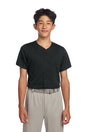 Sport - Tek ® Youth PosiCharge ® Tough Mesh Full - Button Jersey YST220 - Sport - Tek YST220 Black XS T-Shirts