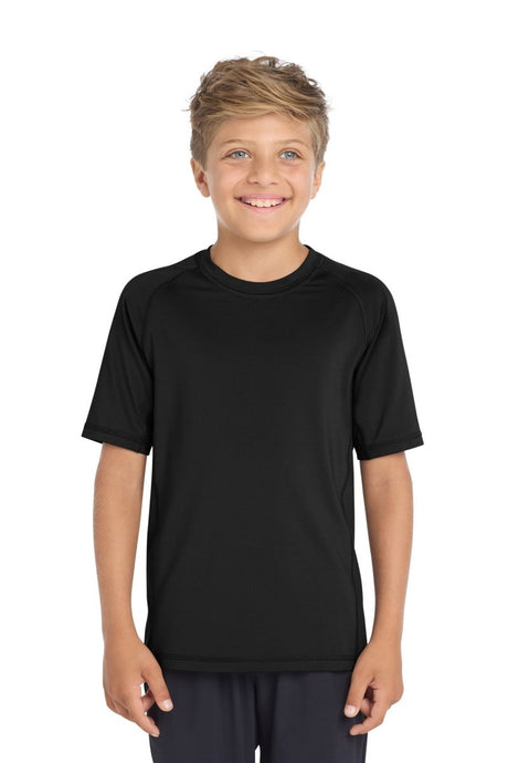 Sport - Tek ® Youth Rashguard Tee. YST470 - Sport - Tek YST470 Black XS Catcher’s Gear
