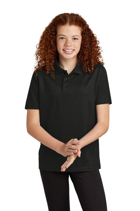 Sport - Tek ® Youth UV Micropique Polo YST740 - Sport - Tek YST740 Black XS Polos/Knits
