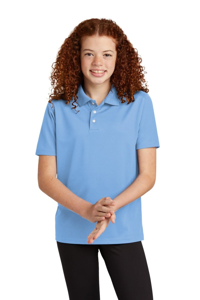 Sport - Tek ® Youth UV Micropique Polo YST740 - Sport - Tek YST740 Carolina Blue XS Polos/Knits