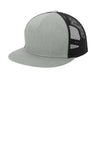 Sport - Tek ® YP Classics ® 5 - Panel Classic Trucker Mesh Back Cap. STC38 - Sport - Tek STC38 Heather Grey/ Black OSFA Hats