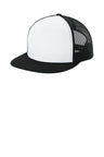 Sport - Tek ® YP Classics ® 5 - Panel Classic Trucker Mesh Back Cap. STC38 - Sport - Tek STC38 White/ Black/ Black OSFA Hats