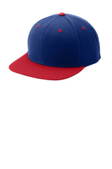 Sport - Tek ® YP Classics ® Flat Bill Snapback Cap. STC19 - Sport - Tek STC19 True Royal/ True Red OSFA Hats