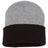Sportsman 12" Color Blocked Cuffed Beanie - Sportsman SP12T Heather/ Black One Size Beanies