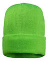 Sportsman 12" Fleece Lined Cuffed Beanie - Sportsman SP12FL Neon Green One Size Beanies