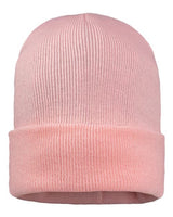 Sportsman 12" Jersey Lined Cuffed Beanie - Sportsman SP12JL Pink One Size Beanies