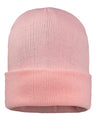 Sportsman 12" Jersey Lined Cuffed Beanie - Sportsman SP12JL Pink One Size Beanies