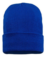 Sportsman 12" Jersey Lined Cuffed Beanie - Sportsman SP12JL Royal One Size Beanies