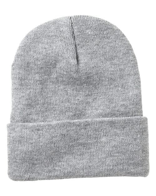 Sportsman 12" Sherpa Lined Cuffed Beanie - Sportsman SP12SL Black One Size Beanies