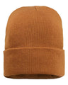 Sportsman 12" Sherpa Lined Cuffed Beanie - Sportsman SP12SL Coyote Brown One Size Beanies