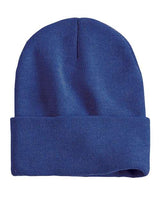 Sportsman 12" Solid Cuffed Beanie - Sportsman SP12 Heather Dark Royal One Size Beanies