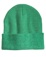 Sportsman 12" Solid Cuffed Beanie - Sportsman SP12 Heather Kelly One Size Beanies
