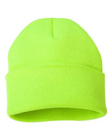 Sportsman 12" Solid Cuffed Beanie - Sportsman SP12 Safety Yellow One Size Beanies