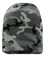 Sportsman 8" Beanie - Sportsman SP08 Grey Camo One Size Beanies