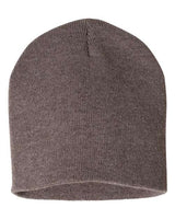 Sportsman 8" Beanie - Sportsman SP08 Heather Brown One Size Beanies