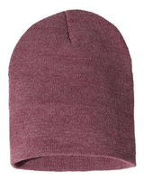 Sportsman 8" Beanie - Sportsman SP08 Heather Cardinal One Size Beanies