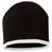 Sportsman 8" Bottom - Striped Beanie - Sportsman SP09 Black/ White One Size Beanies