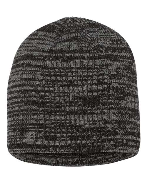 Sportsman 8" Marled Beanie - Sportsman SP03 Black/ Dark Grey One Size Beanies