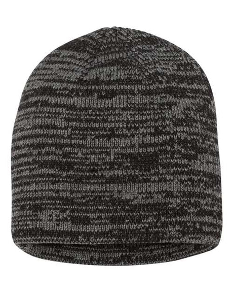 Sportsman 8" Marled Beanie - Sportsman SP03 Black/ Dark Grey One Size Beanies