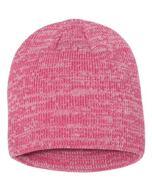 Sportsman 8" Marled Beanie - Sportsman SP03 Black/ Dark Grey One Size Beanies