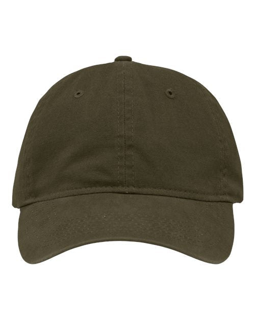 Sportsman Dad Hat Fit - Sportsman SP1700 Brushed Dark Olive Green Adjustable Hats