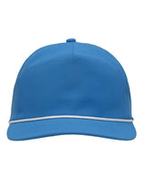 Sportsman Five - Panel Ripstop Cap - Sportsman SP1200 Azure Blue Adjustable Hats