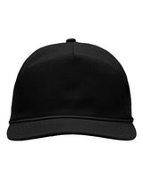 Sportsman Five - Panel Ripstop Cap - Sportsman SP1200 Black Adjustable Hats