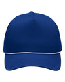 Sportsman Five - Panel Rope Heritage Fit Cap - Sportsman SP1300 Royal Adjustable Hats