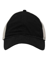 Sportsman Mesh Dad Hat Fit - Sportsman SP1750 Black/ Stone Adjustable Hats