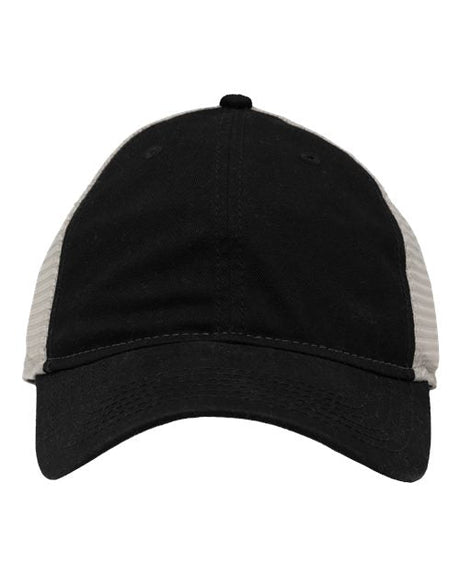 Sportsman Mesh Dad Hat Fit - Sportsman SP1750 Black/ Stone Adjustable Hats