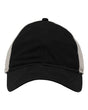Sportsman Mesh Dad Hat Fit - Sportsman SP1750 Black/ Stone Adjustable Hats