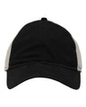 Sportsman Mesh Dad Hat Fit - Sportsman SP1750 Black/ Stone Adjustable Hats
