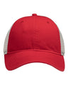 Sportsman Mesh Dad Hat Fit - Sportsman SP1750 Red/ Stone Adjustable Hats