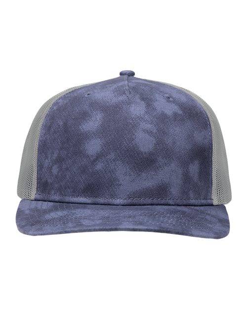Sportsman Modern Five - Panel Trucker Fit Cap - Sportsman SP1550 Black/ Black Adjustable Hats