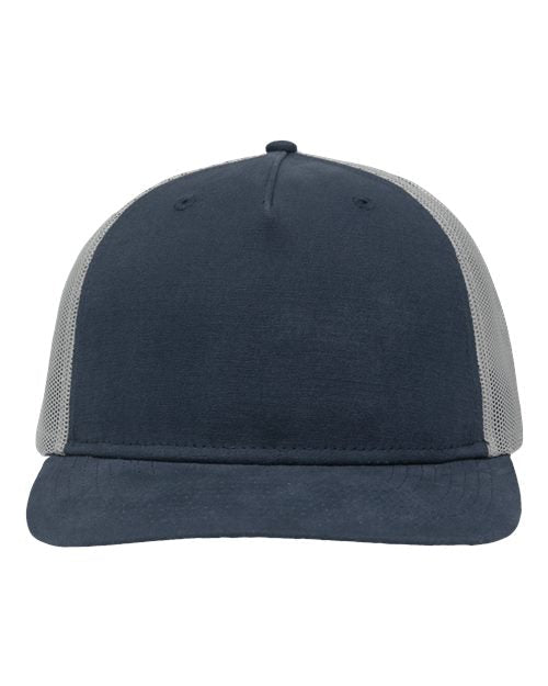 Sportsman Modern Five - Panel Trucker Fit Cap - Sportsman SP1550 Navy/ Grey Adjustable Hats
