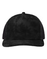 Sportsman Modern Five - Panel Trucker Fit Cap - Sportsman SP1550 Old Wash Black/ Black Adjustable Hats