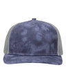 Sportsman Modern Five - Panel Trucker Fit Cap - Sportsman SP1550 Old Wash Navy/ Grey Adjustable Hats