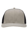 Sportsman Modern Six - Panel Trucker Fit Cap - Sportsman SP1650 Grey Heather/ Black Adjustable Hats