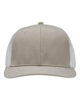 Sportsman Modern Six - Panel Trucker Fit Cap - Sportsman SP1650 Grey Heather/ White Adjustable Hats