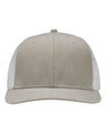 Sportsman Modern Six - Panel Trucker Fit Cap - Sportsman SP1650 Grey Heather/ White Adjustable Hats