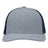 Sportsman Modern Six - Panel Trucker Fit Cap - Sportsman SP1650 Ice Blue Heather/ Navy Adjustable Hats