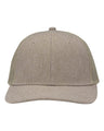 Sportsman Modern Six - Panel Trucker Fit Cap - Sportsman SP1650 Khaki Heather/ Khaki Adjustable Hats